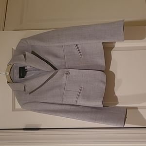 Light grey structured blazer